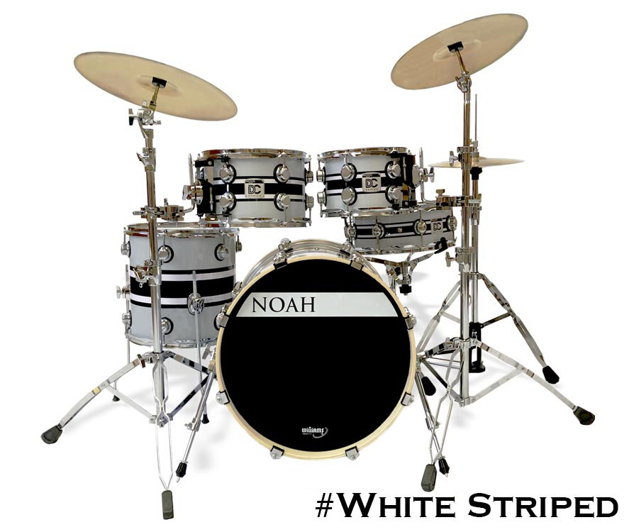 White Stripped